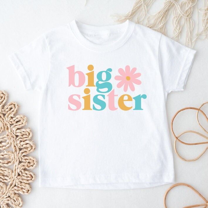 Little Sister T-Shirt Or Bodysuit, Matching Little Sister And Big Sister Announcement, Big Sister Gift, Pregnancy Announcement Shirt