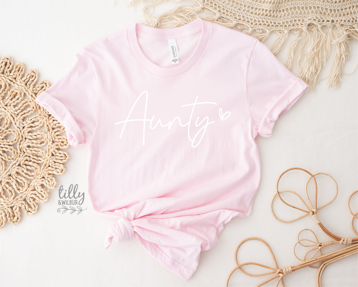 Aunty Shirt | Cute Auntie Gift Shirt | Aunt Gift Idea | Family Matching Shirt Australia