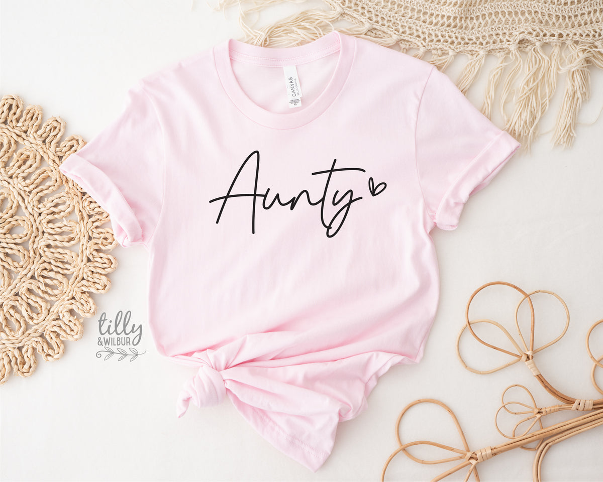 Aunty Shirt | Cute Auntie Gift Shirt | Aunt Gift Idea | Family Matching Shirt Australia