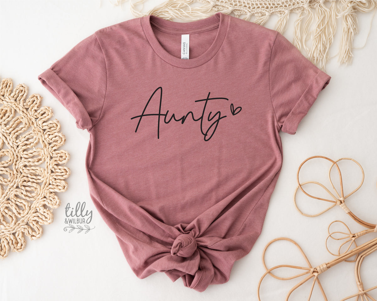 Aunty Shirt | Cute Auntie Gift Shirt | Aunt Gift Idea | Family Matching Shirt Australia