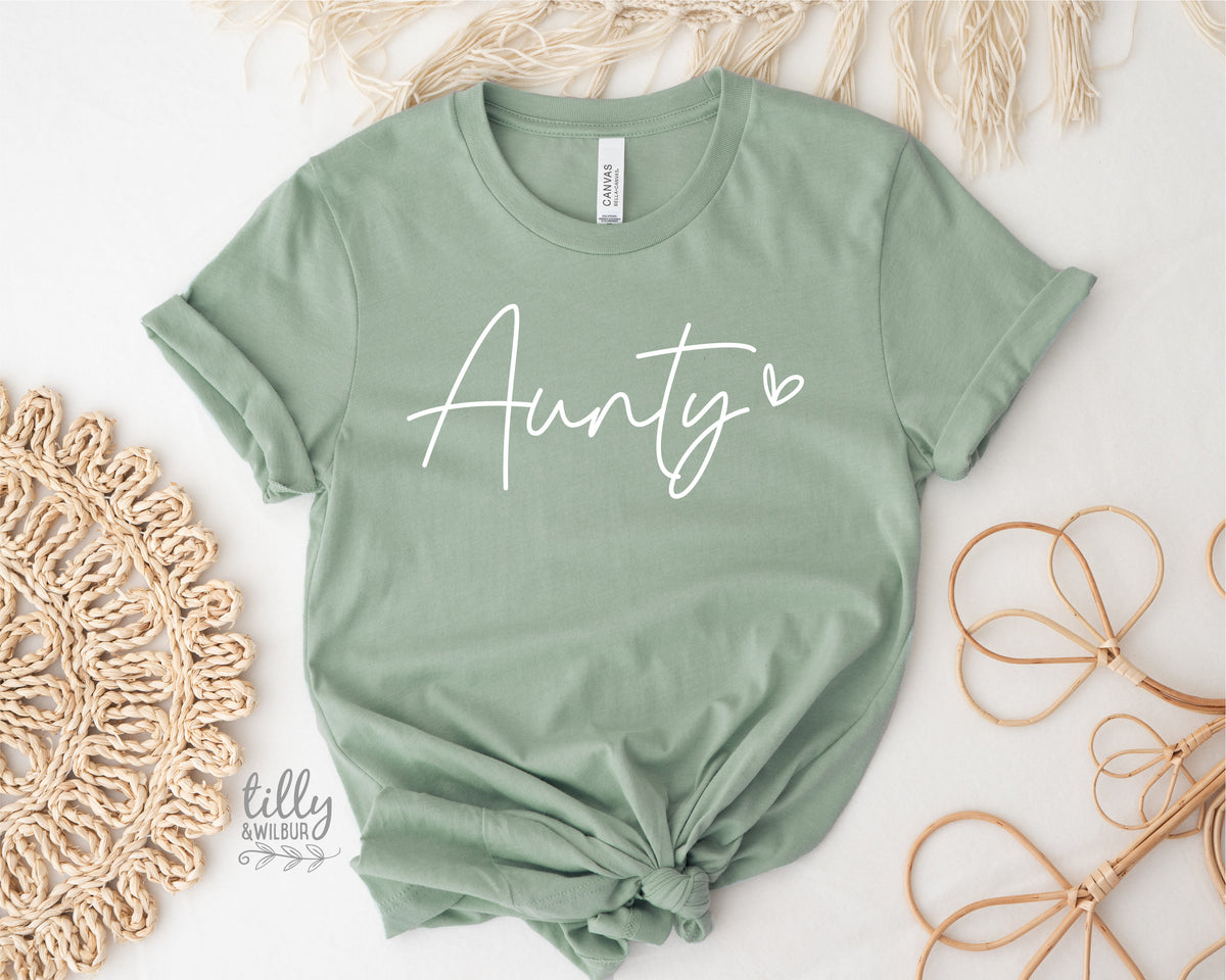 Aunty Shirt | Cute Auntie Gift Shirt | Aunt Gift Idea | Family Matching Shirt Australia