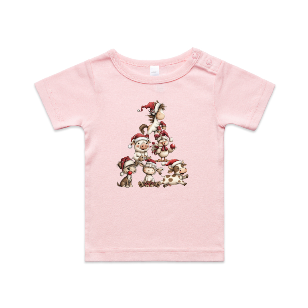 Farm Animal Christmas Tree Clothing - Baby, Kids and Adult Sizes