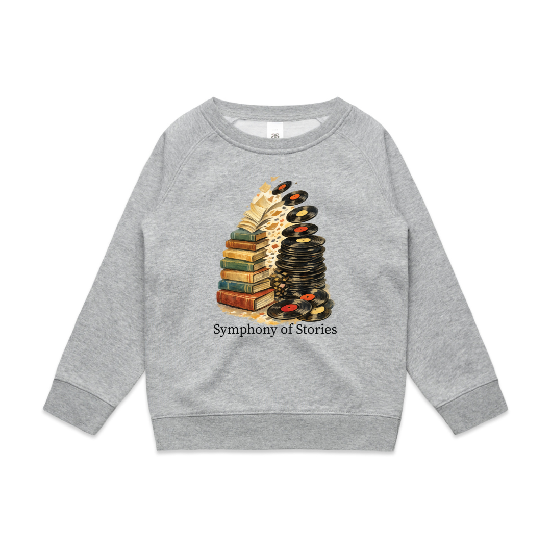 Books & Vinyl T-Shirt – Symphony Of Stories Reader Music Tee