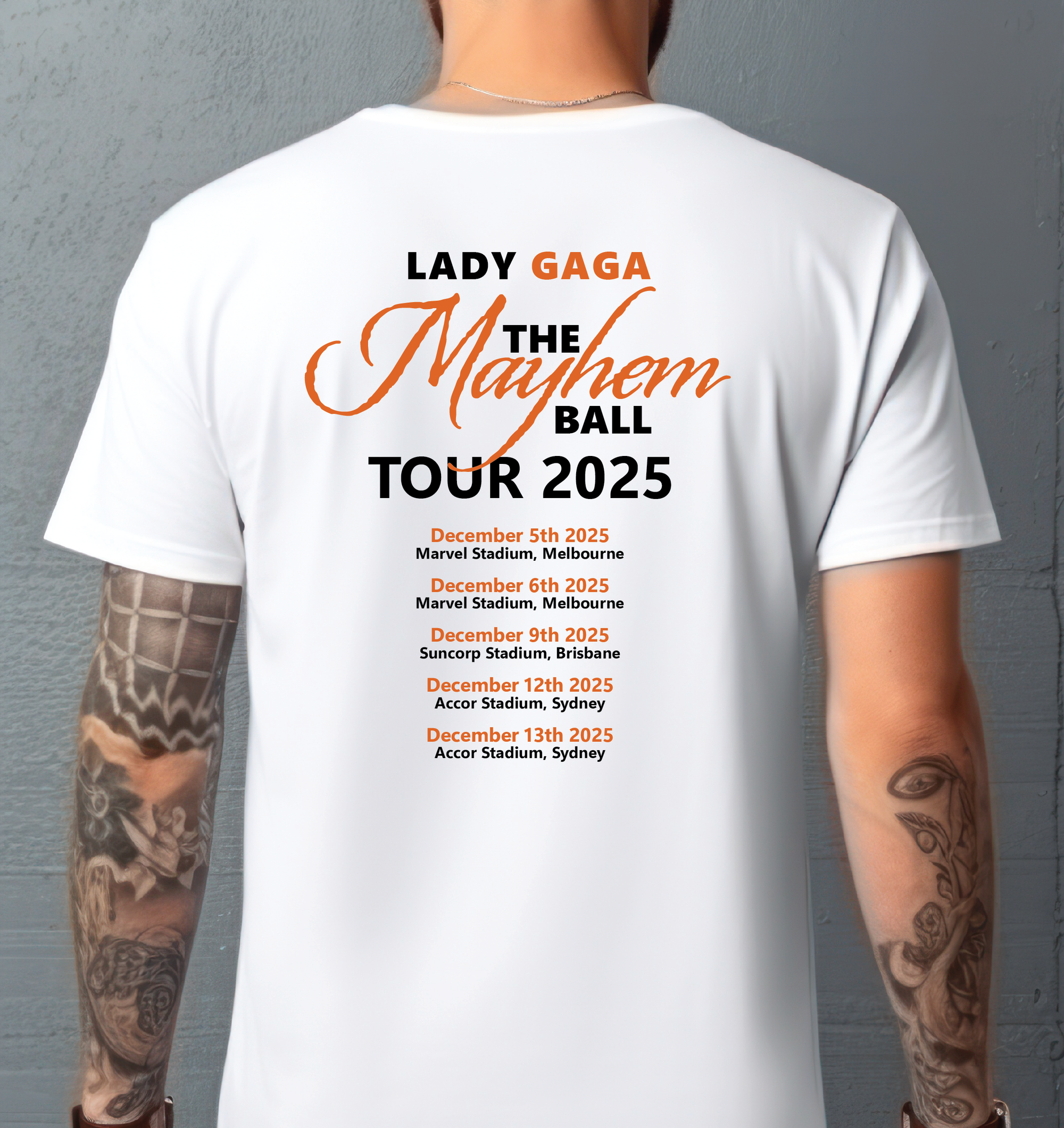 Lady Gaga Australian Tour 2025