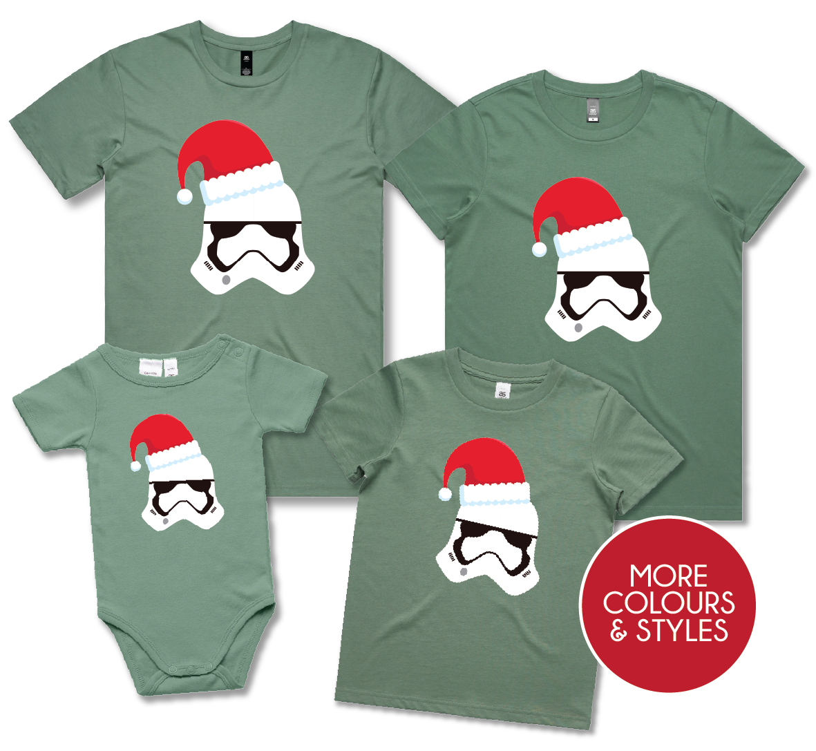 Christmas Stormtrooper (order individually or as a set)