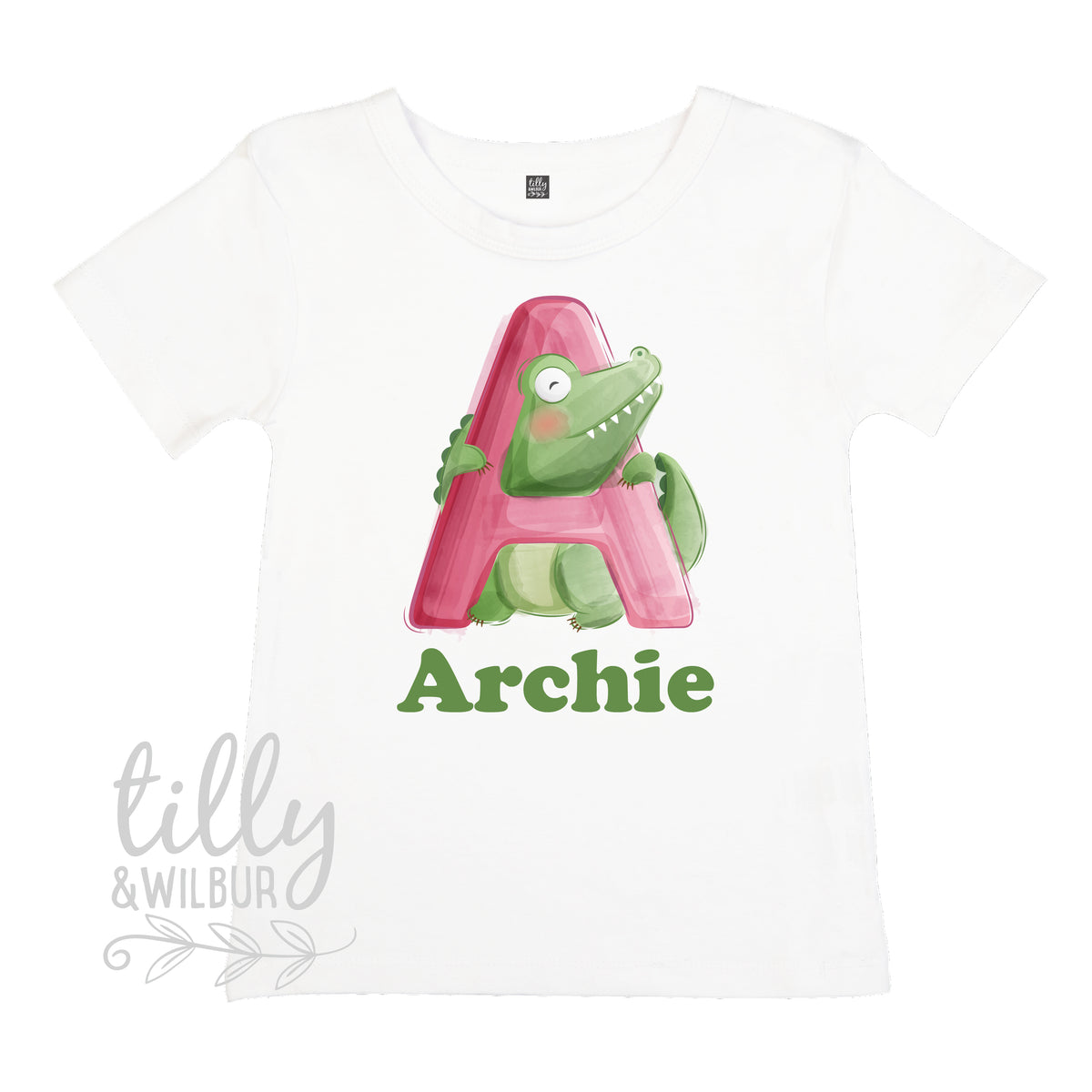 A Is For Alligator With Custom Name