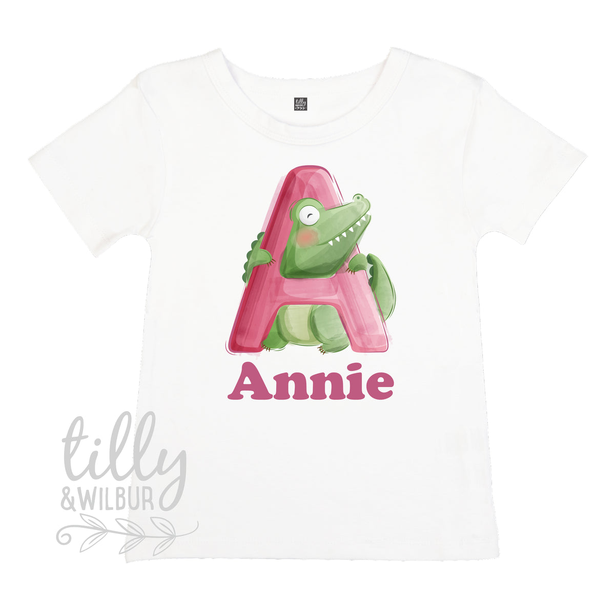 A Is For Alligator With Custom Name