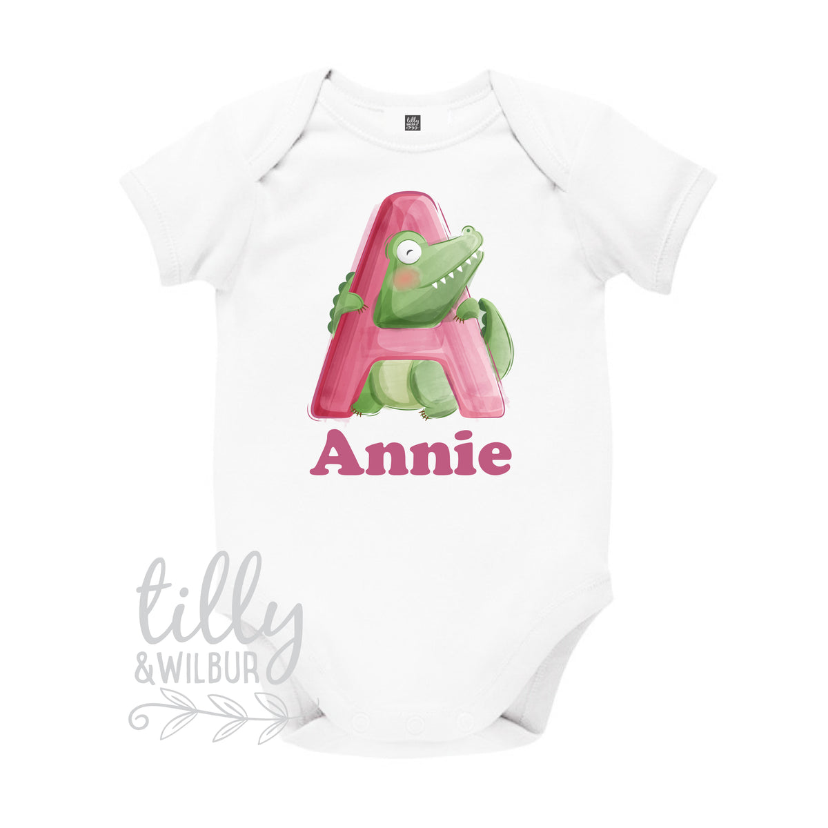 A Is For Alligator With Custom Name