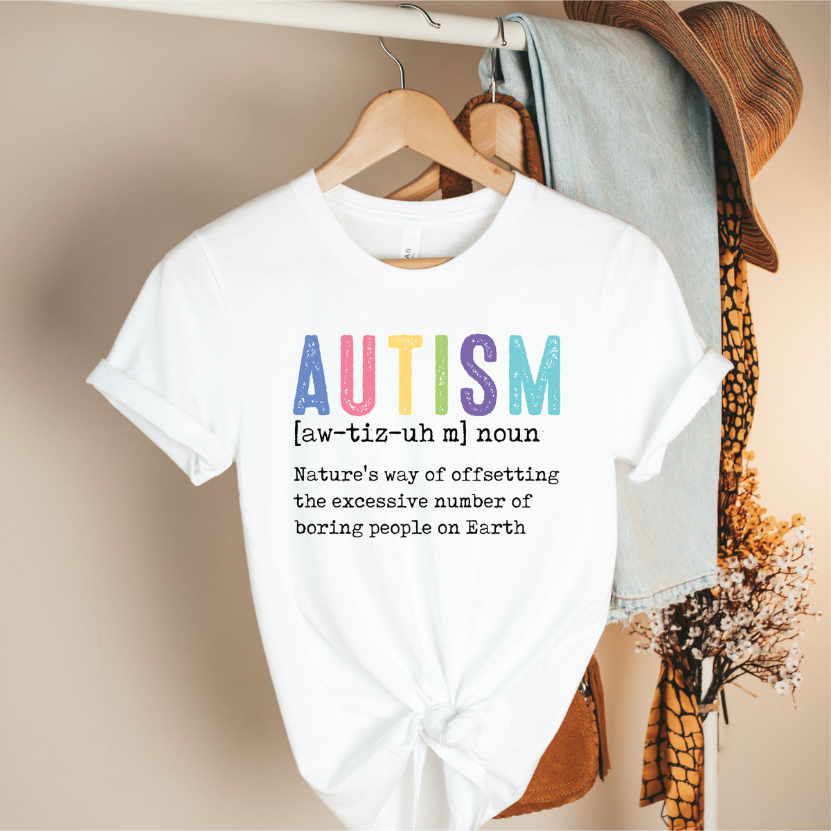 Autism Definition Shirt Australia | Funny Autism Tee | Neurodiversity Awareness Shirt | Teen Graphic Tee | All Sizes