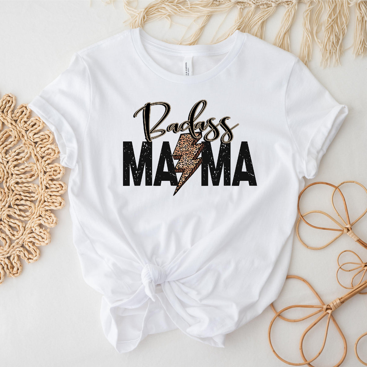 Badass Mama Shirt | Funny Mum T-Shirt | Mother’s Day Gift | Lightning Bolt Graphic Tee Australia