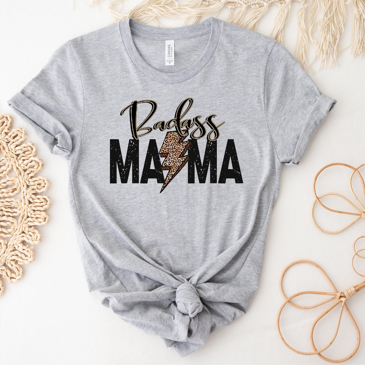 Badass Mama Shirt | Funny Mum T-Shirt | Mother’s Day Gift | Lightning Bolt Graphic Tee Australia