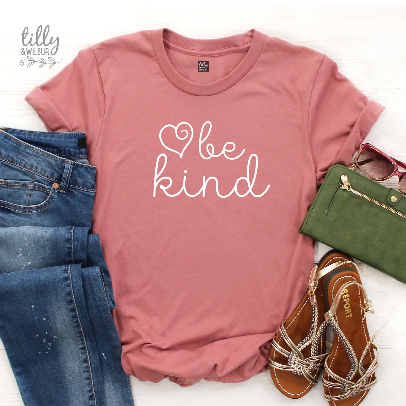 Be Kind With Love Heart MORE COLOURS & STYLES