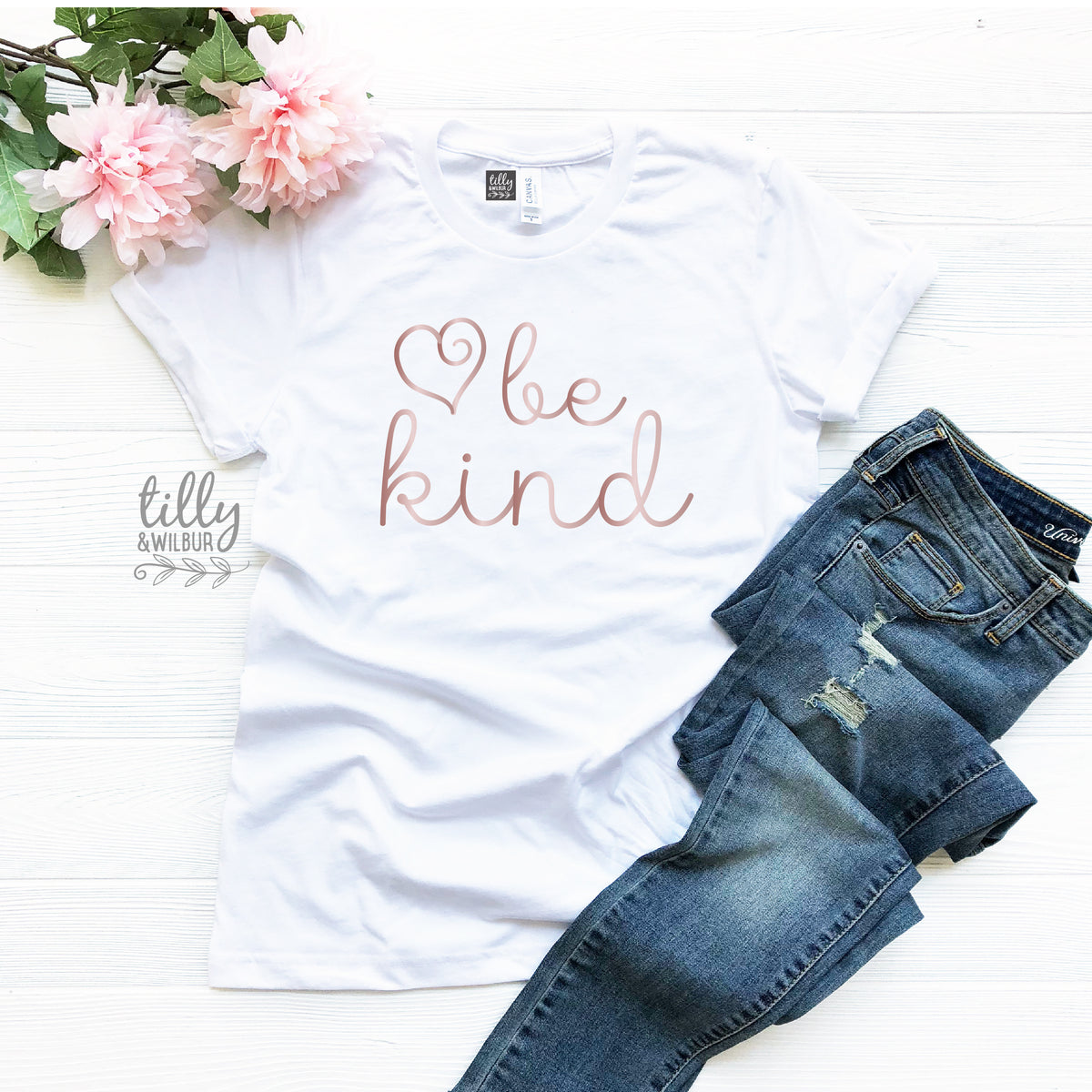 Be Kind With Love Heart MORE COLOURS & STYLES