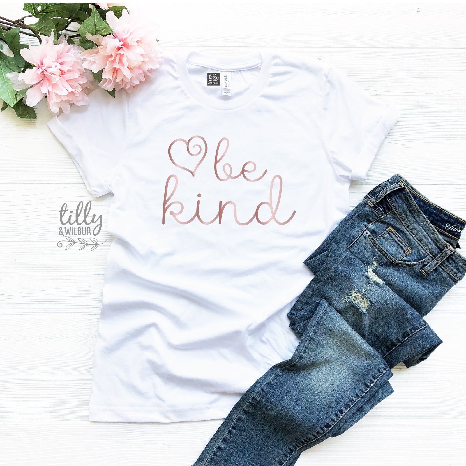 Be Kind With Love Heart MORE COLOURS & STYLES