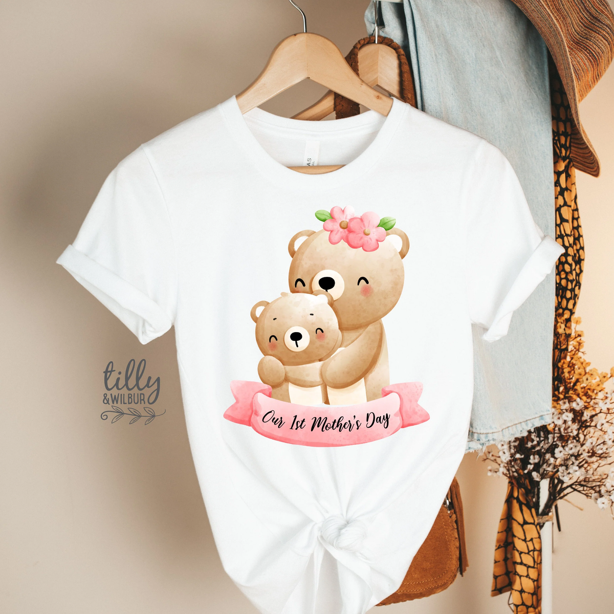 Our First Mother&#39;s Day Floral Bears