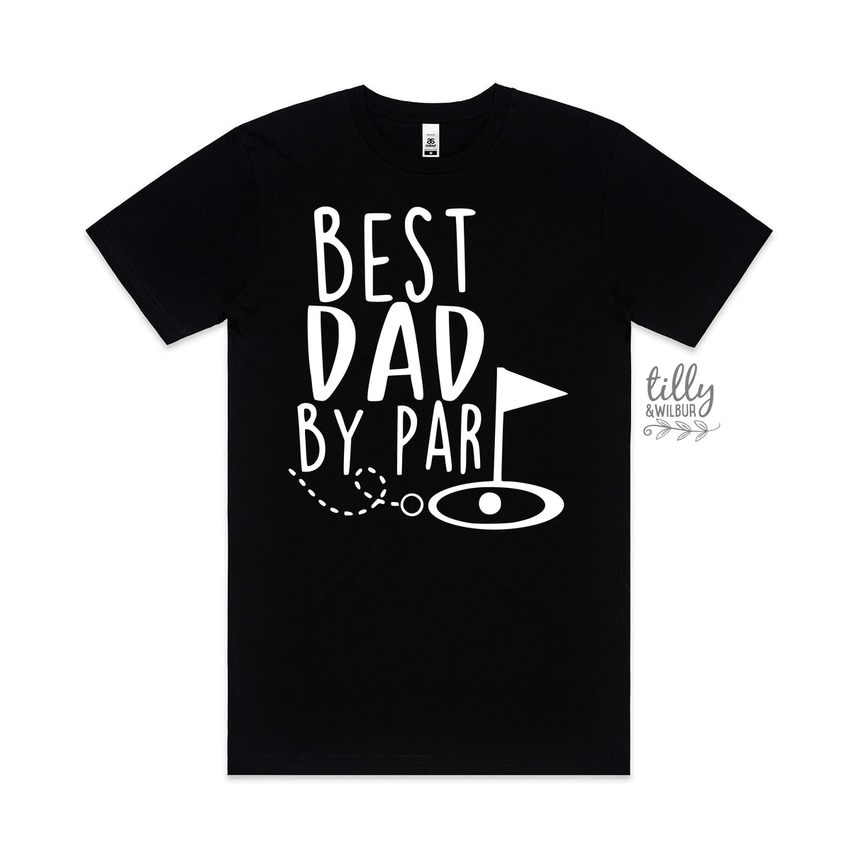 Best Dad By Par Tee - Funny Golf Dad Shirt for Father's Day