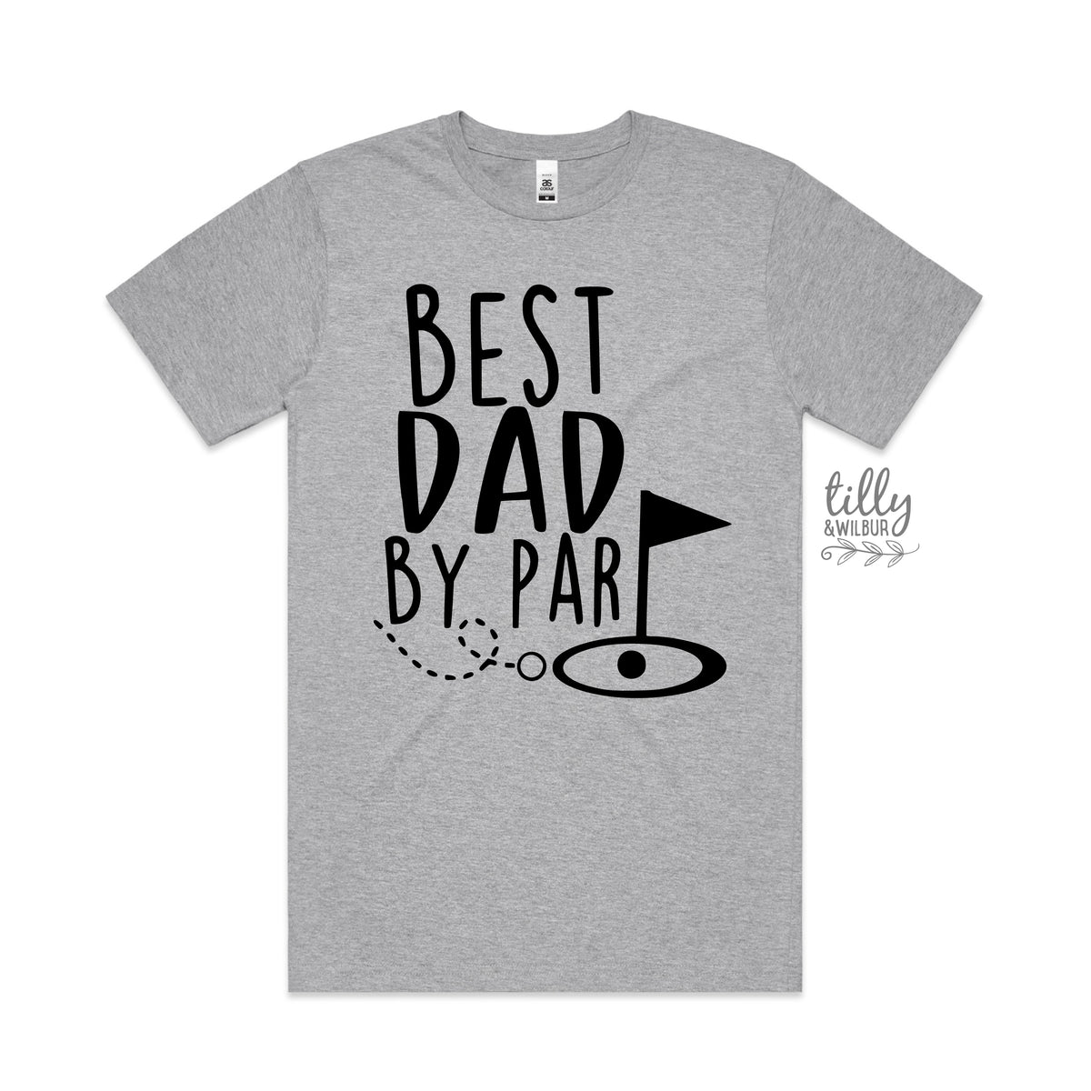 Best Dad By Par Tee - Funny Golf Dad Shirt for Father's Day