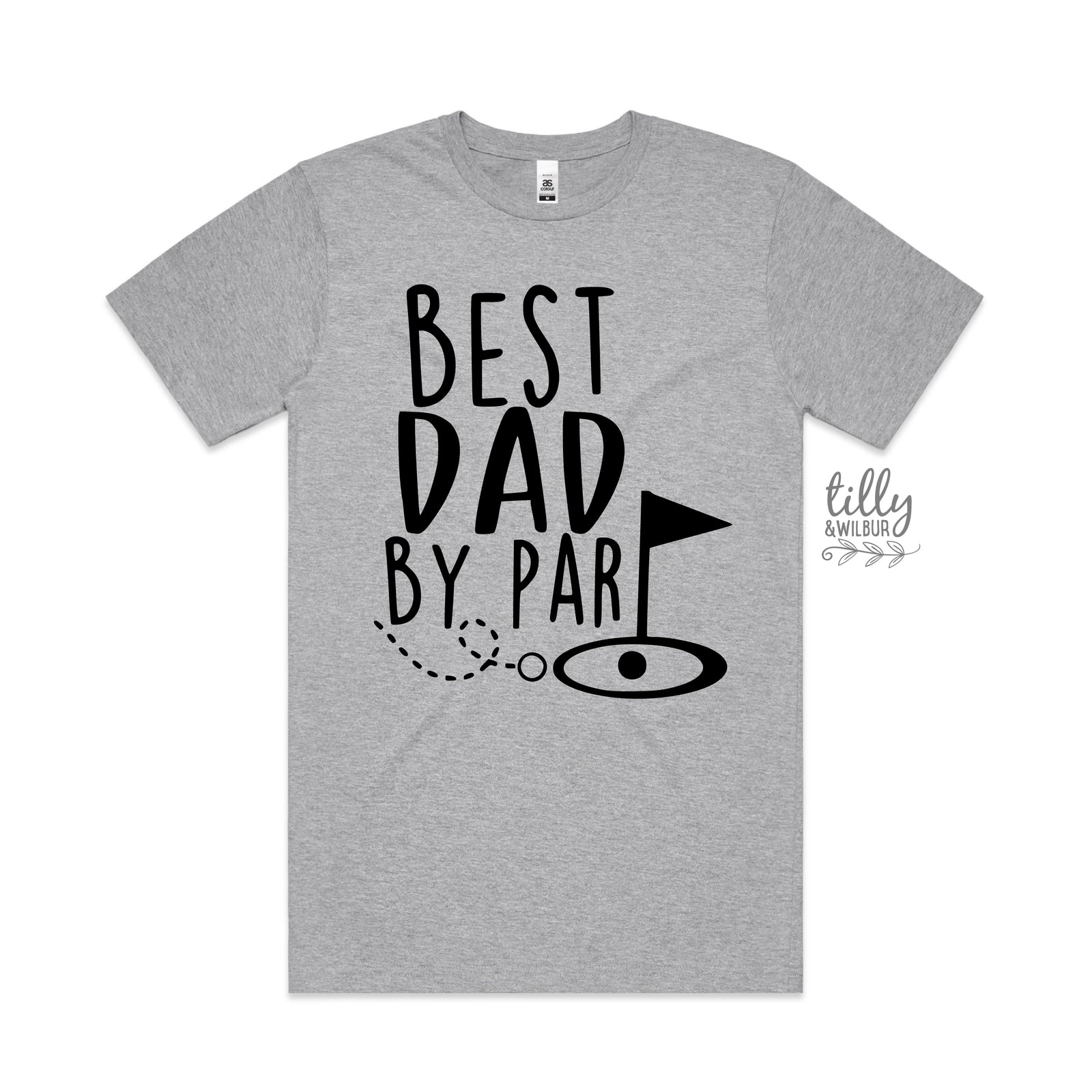 Best Dad By Par Tee - Funny Golf Dad Shirt for Father's Day