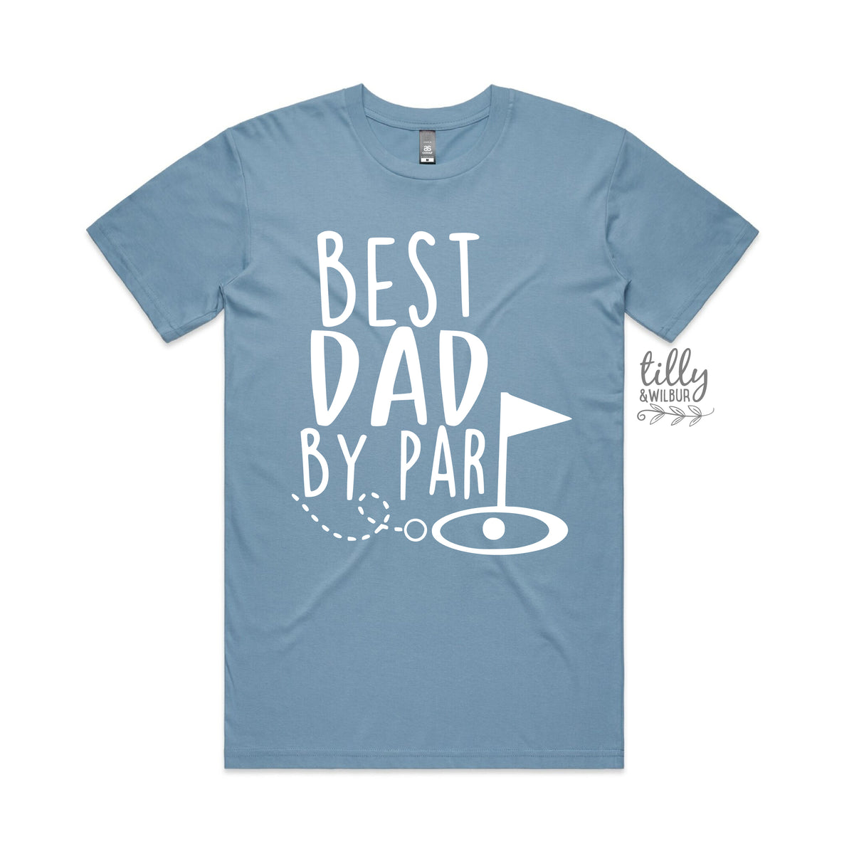 Best Dad By Par Tee - Funny Golf Dad Shirt for Father's Day