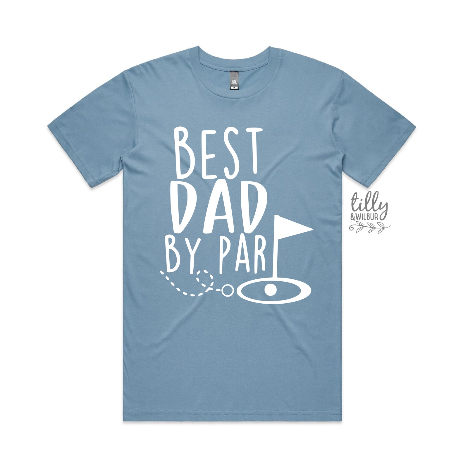 Best Dad By Par Tee - Funny Golf Dad Shirt for Father's Day