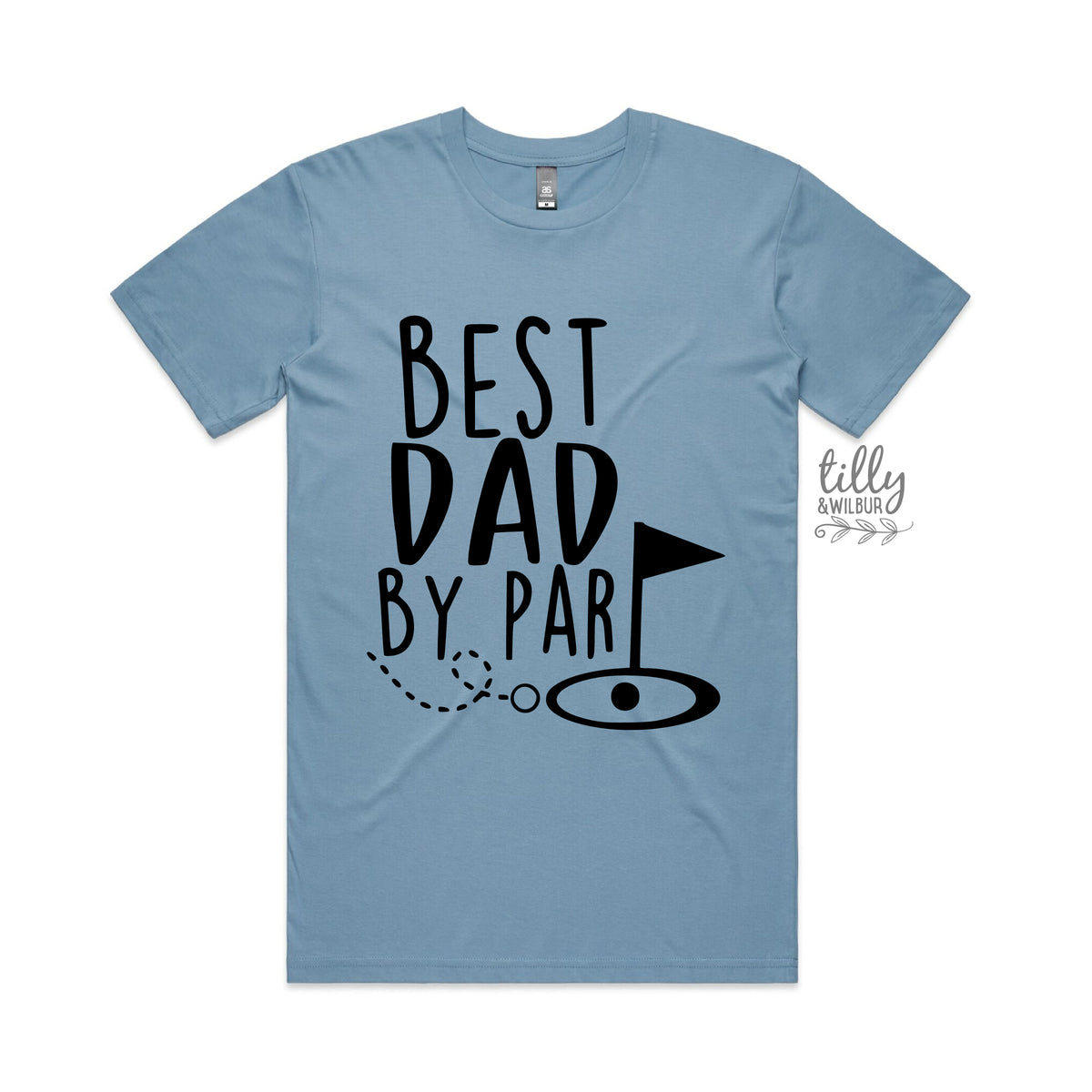 Best Dad By Par Tee - Funny Golf Dad Shirt for Father's Day