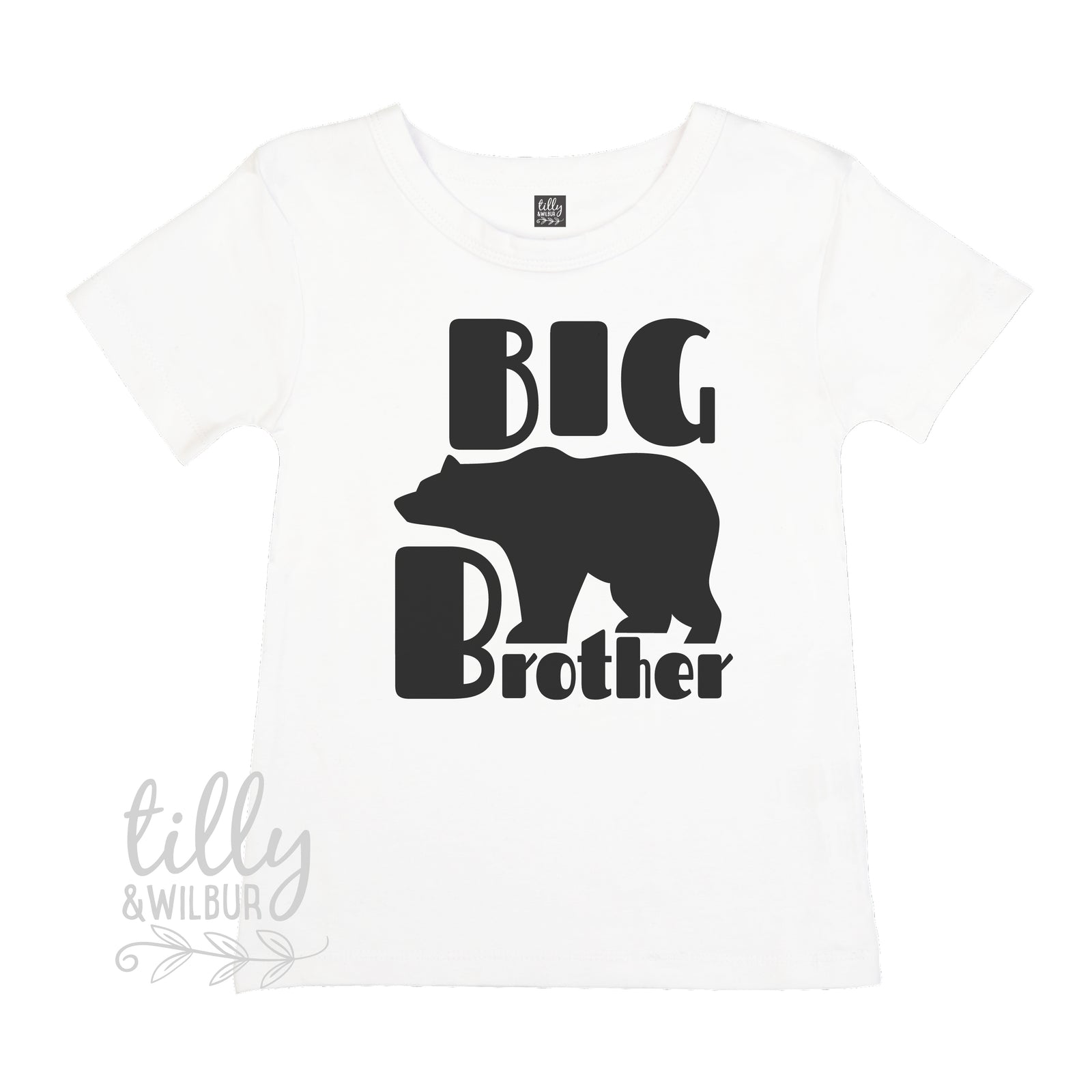 Big Brother Bear T-Shirt - Big Brother Announcement Tee