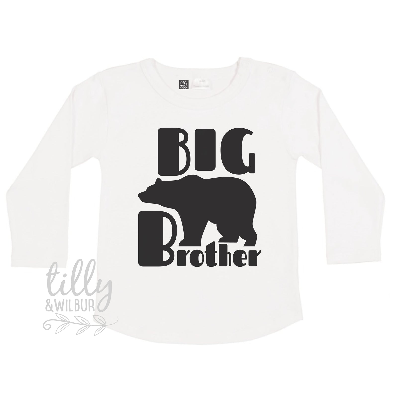 Big Brother Bear T-Shirt - Big Brother Announcement Tee