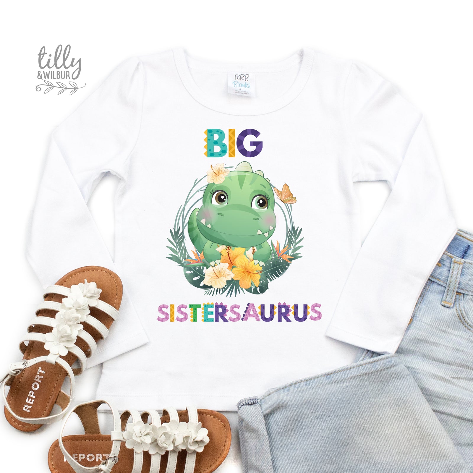 Big Sistersaurus Dinosaur Shirt | Big Sister Announcement Outfit | Dinosaur Sibling Reveal Shirt | Big Sister Dino Kids Tee | Pregnancy Reveal