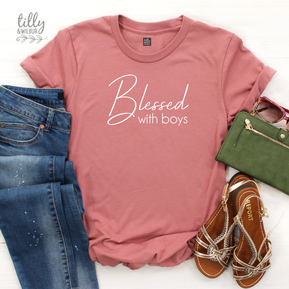 Blessed With Boys Shirt | Mother’s Day Gift for Mum | Mum T-Shirt Australia | Gift for Mum | All Colours & Styles