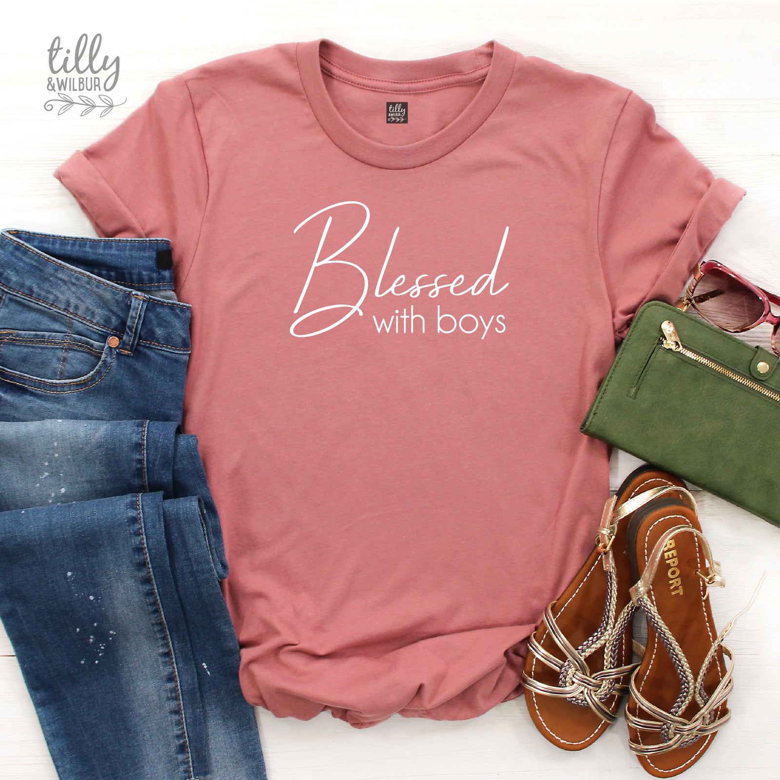 Blessed With Boys Shirt | Mother’s Day Gift for Mum | Mum T-Shirt Australia | Gift for Mum | All Colours & Styles
