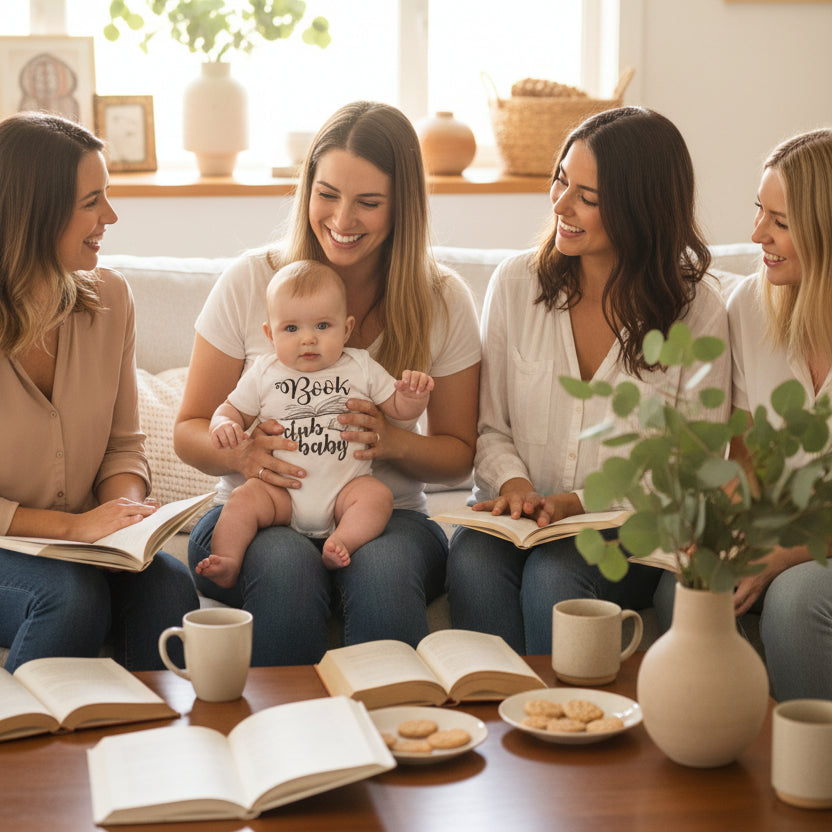 Book Club Baby Bodysuit - Cute Baby Reader Gift