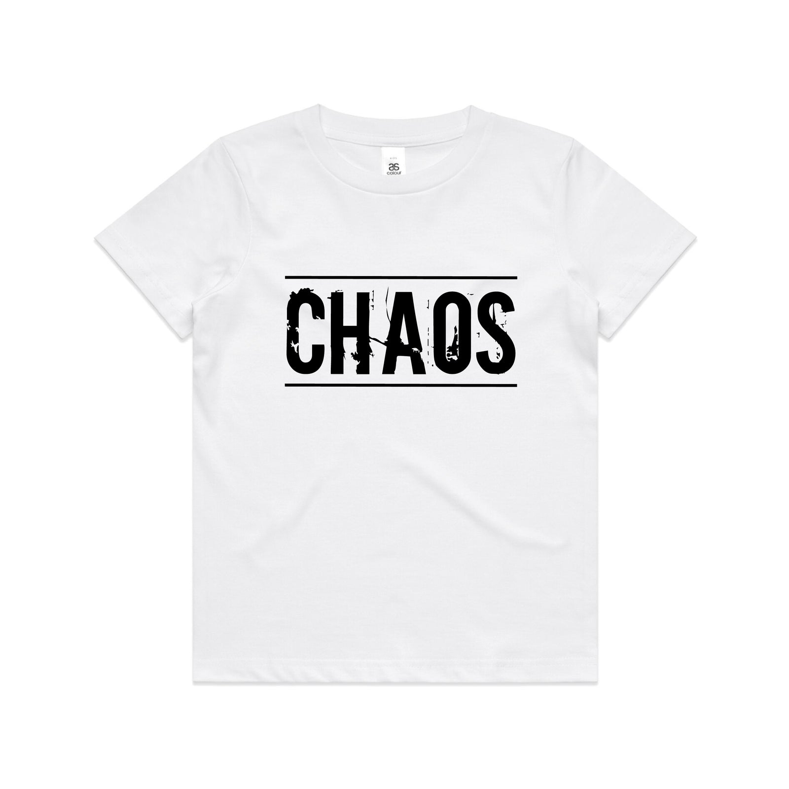 Chaos Follows Me Everywhere Matching Dad and Baby Shirts