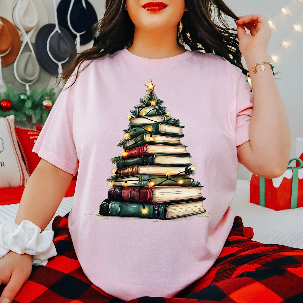 Book Christmas Tree (MORE COLOURS &amp; STYLES)