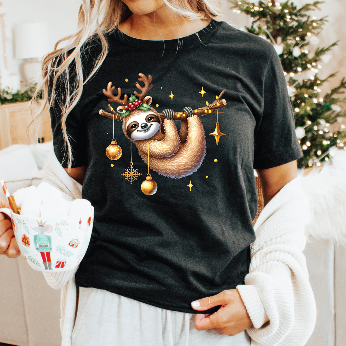 Christmas Reindeer Sloth (MORE COLOURS &amp; STYLES)