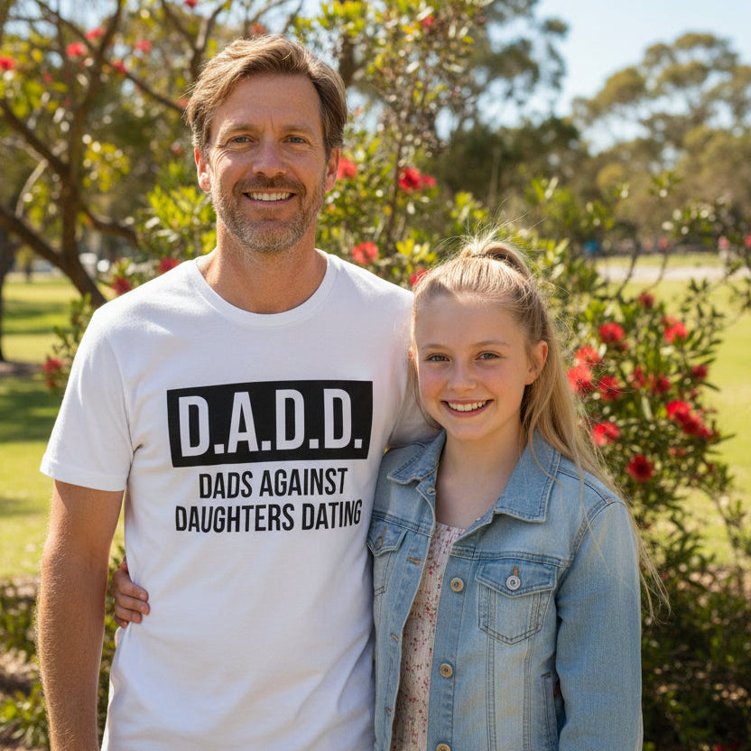 D.A.D.D. Dads Against Daughters Dating T-Shirt - Funny Dad Tee