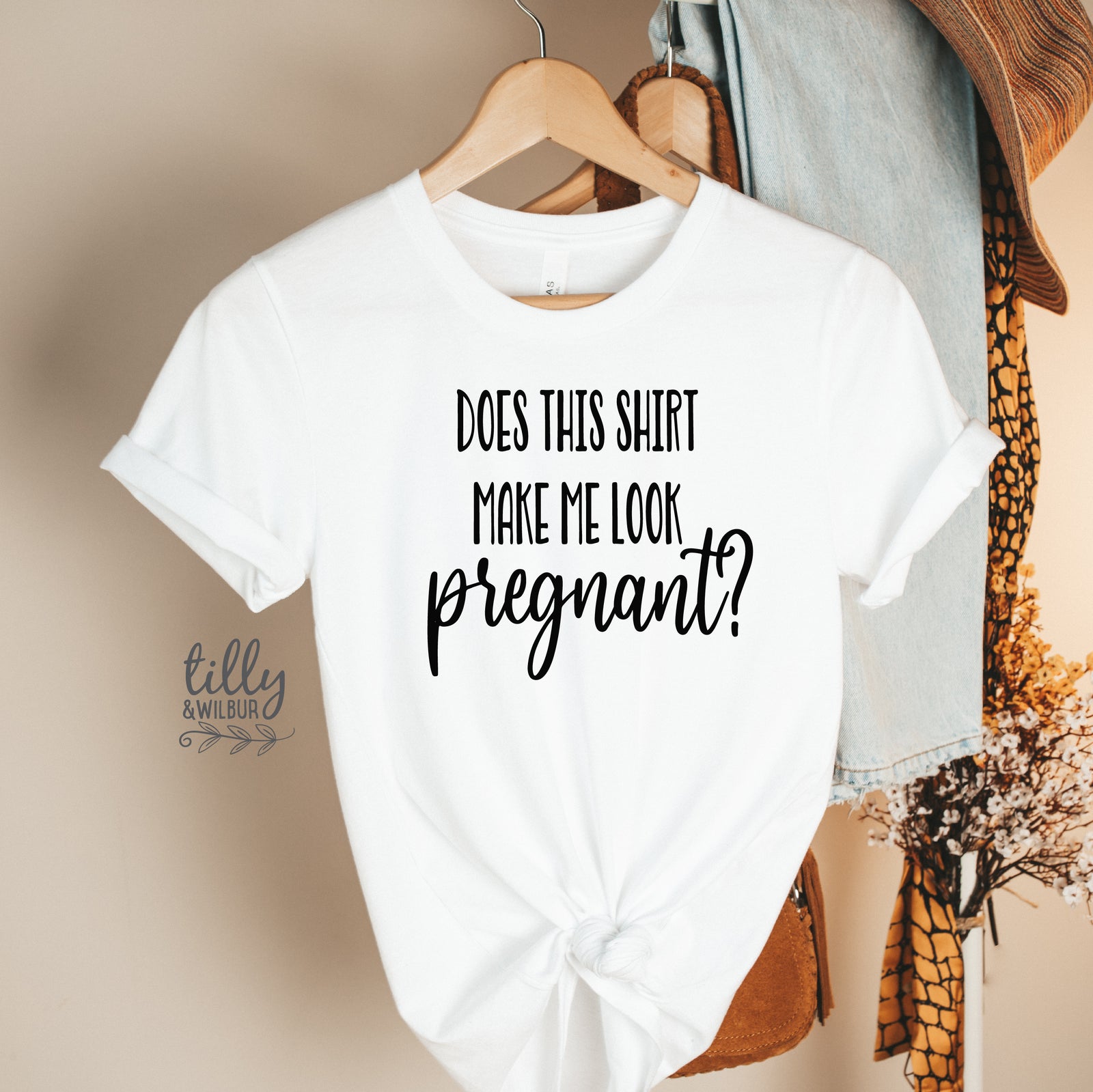 Does This T-Shirt Make Me Look Pregnant?