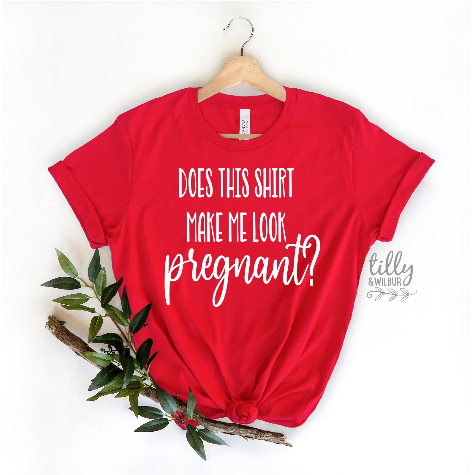 Does This T-Shirt Make Me Look Pregnant?