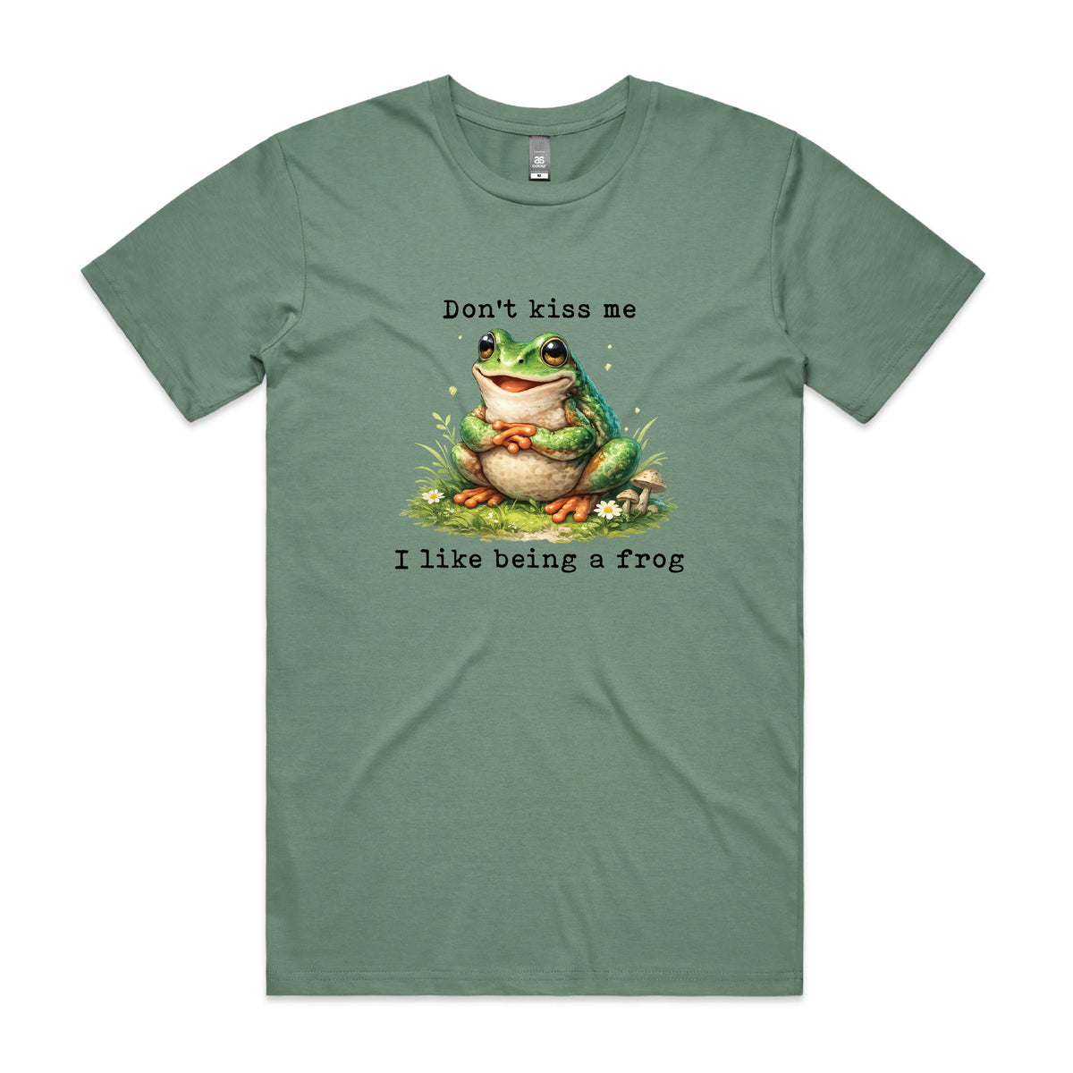 Don't Kiss Me I Like Being A Frog T-Shirt - Funny Frog Tee