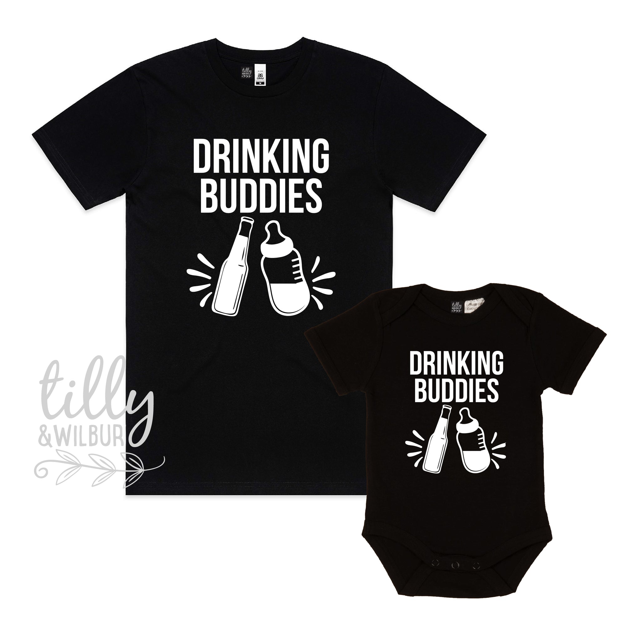 Drinking Buddies Beer & Bottle (MORE COLOURS & STYLES)