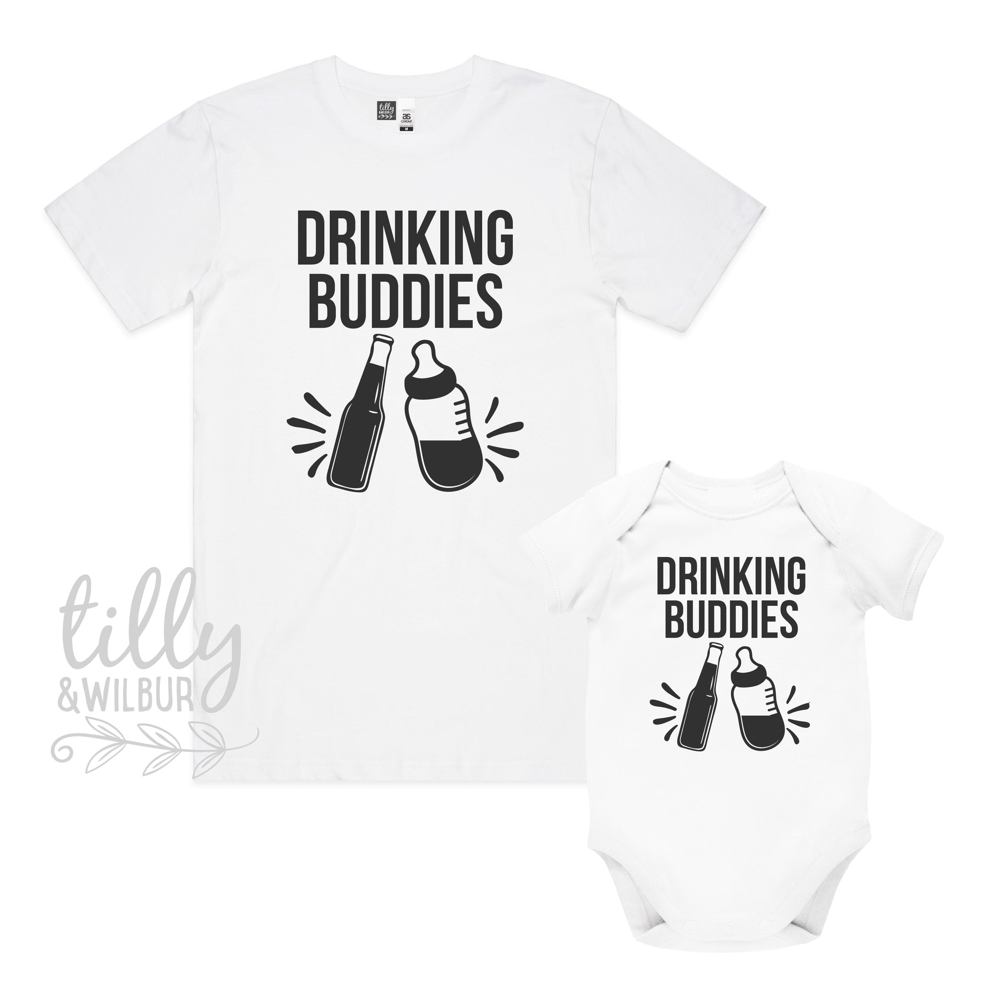 Drinking Buddies Beer & Bottle (MORE COLOURS & STYLES)