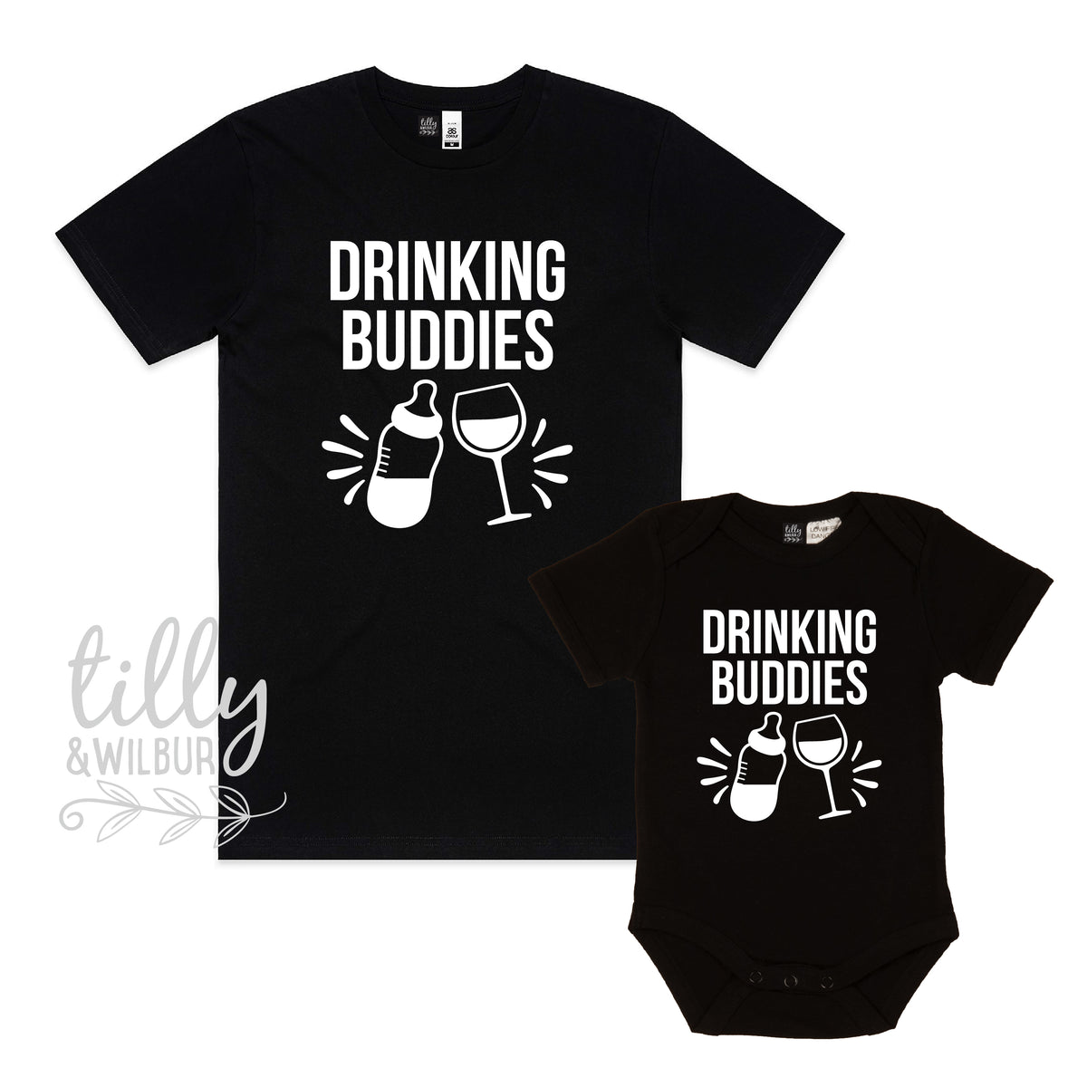 Drinking Buddies Wine &amp; Bottle (MORE COLOURS &amp; STYLES)