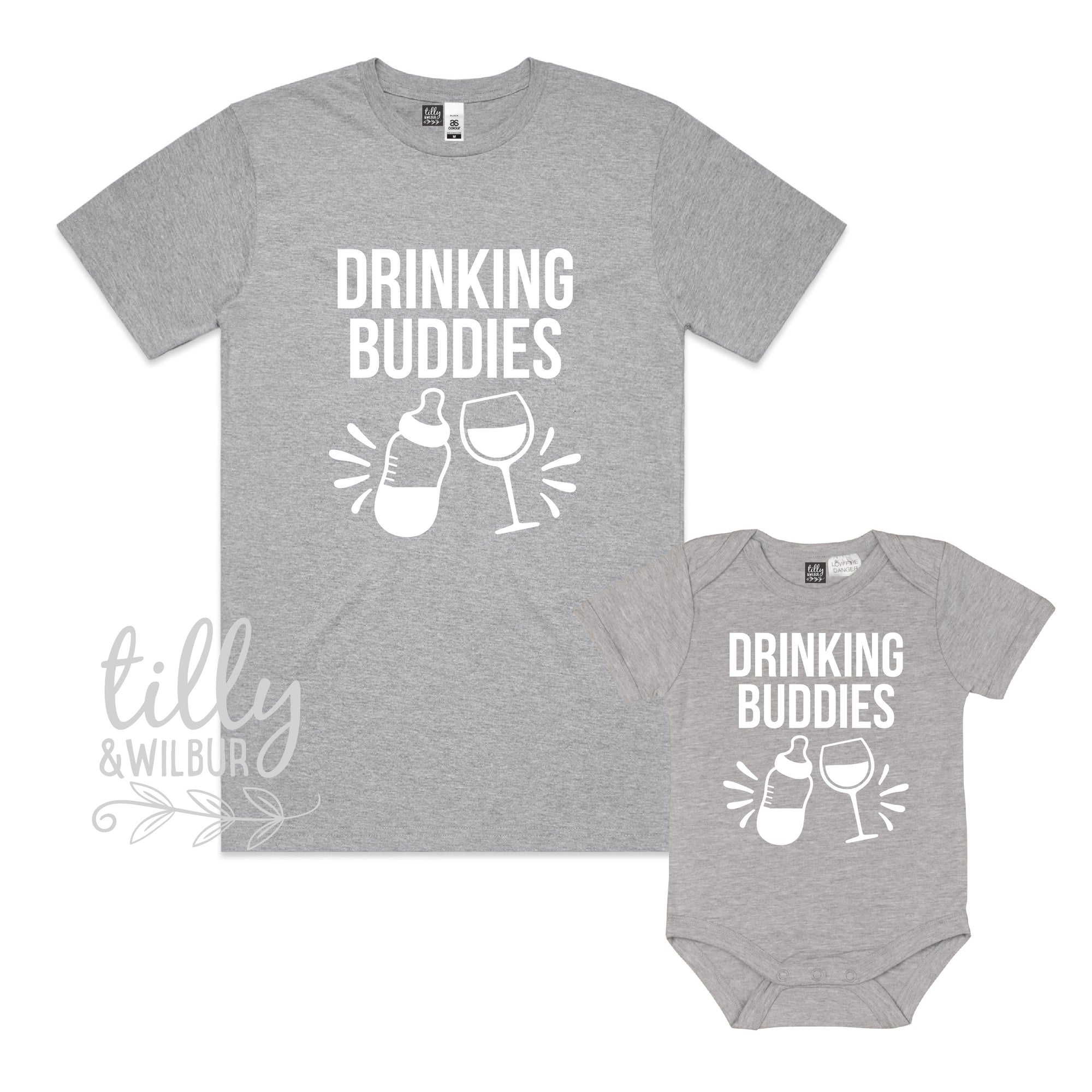 Drinking Buddies Wine & Bottle (MORE COLOURS & STYLES)