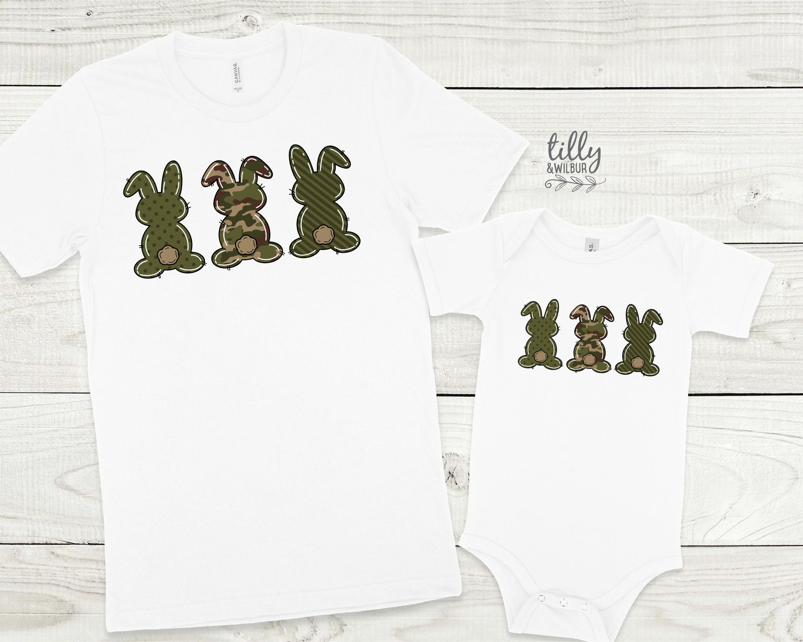 Mens Easter Bunny Shirt | Dad Easter Shirt | Camo Bunny Easter Shirt | Easter Egg Hunt Shirt for Men | Matching Family Easter Shirt