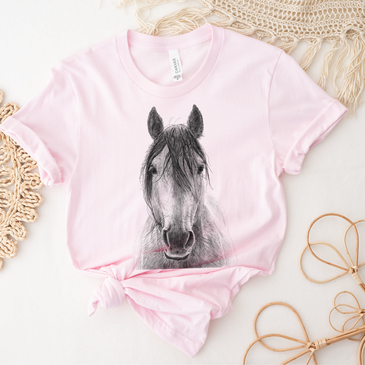 Horse Illustration Sweatshirt | Minimalist Horse Drawing Jumper | Equestrian Clothing Australia | Horse Lover Gift