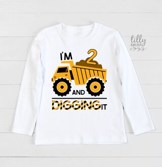 I'm 2 and Digging It Birthday T-Shirt