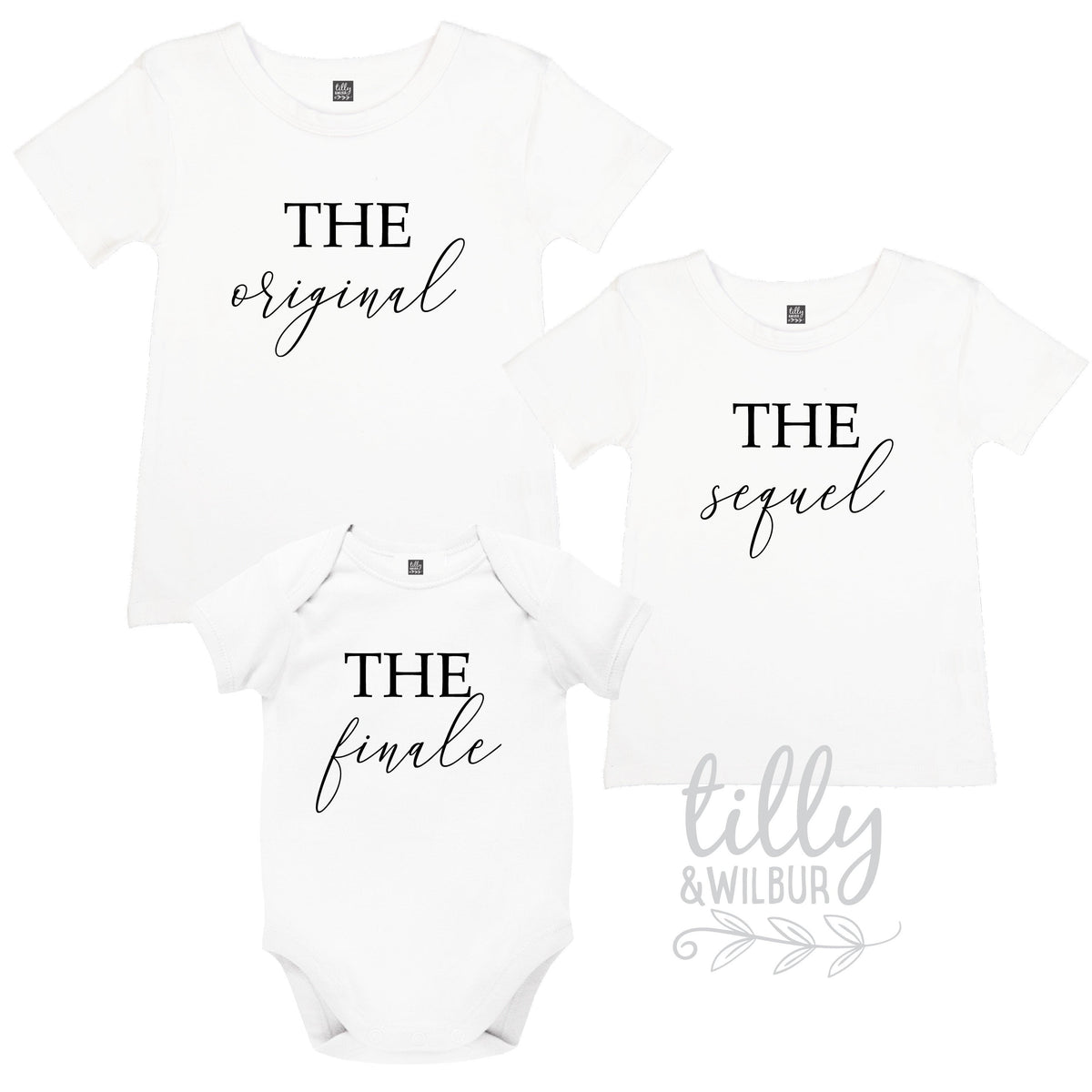 The Original Sequel Finale Matching Sibling T-Shirts & Bodysuit