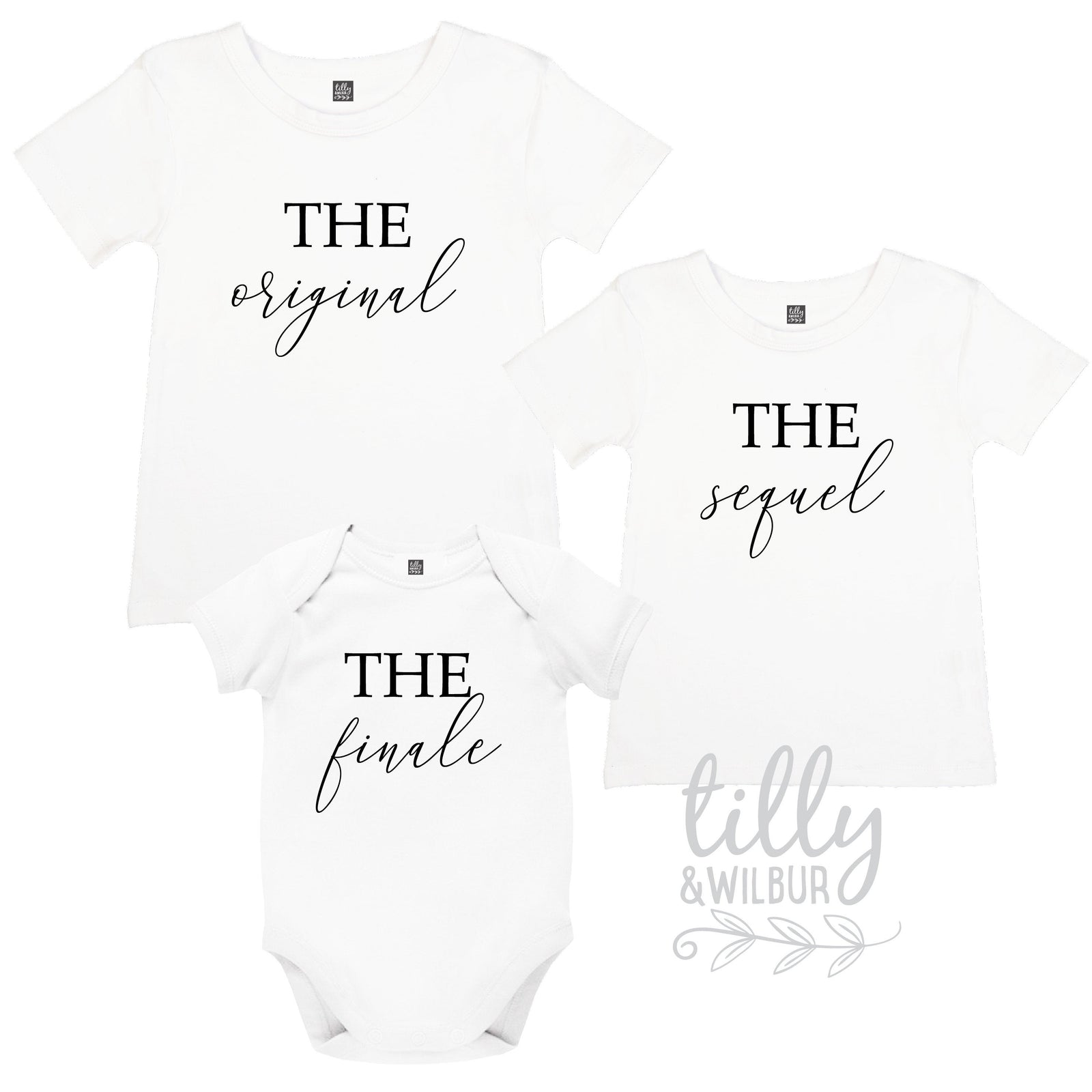 The Original Sequel Finale Matching Sibling T-Shirts & Bodysuit