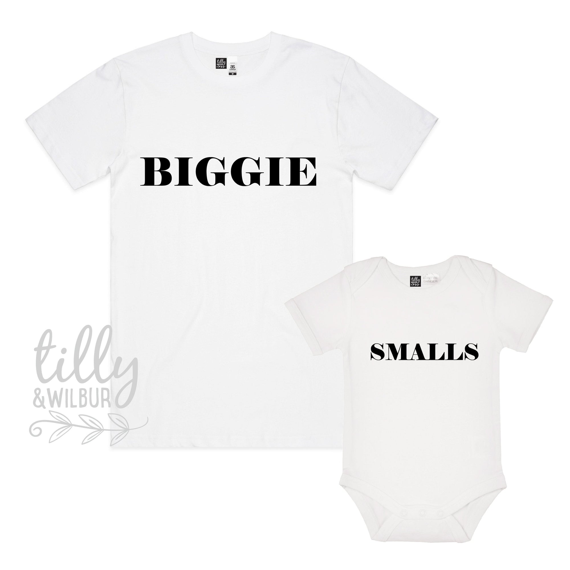 Biggie Smalls Father Son Matching Shirts (MORE COLOURS & STYLES)