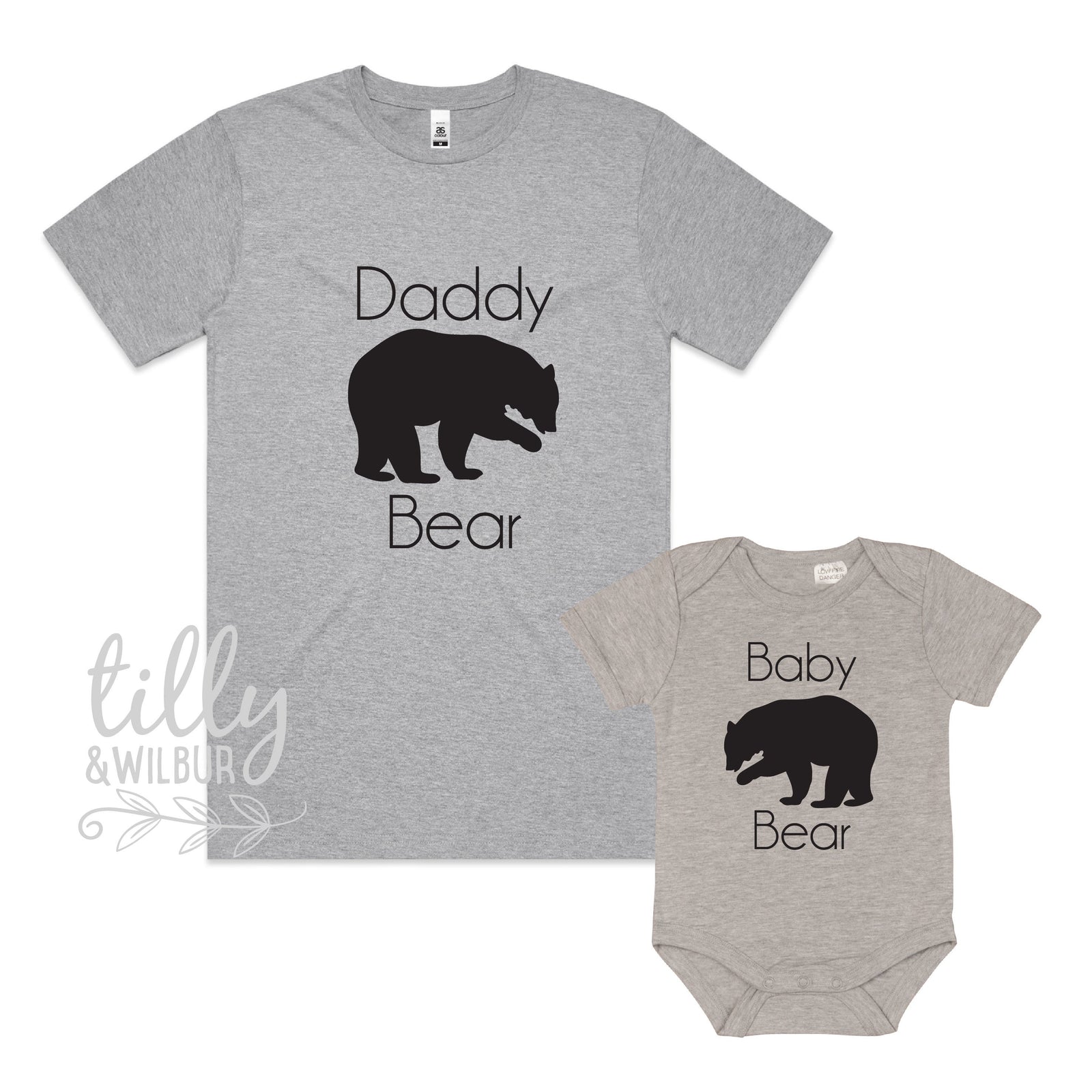 Daddy Bear Baby Bear matching set
