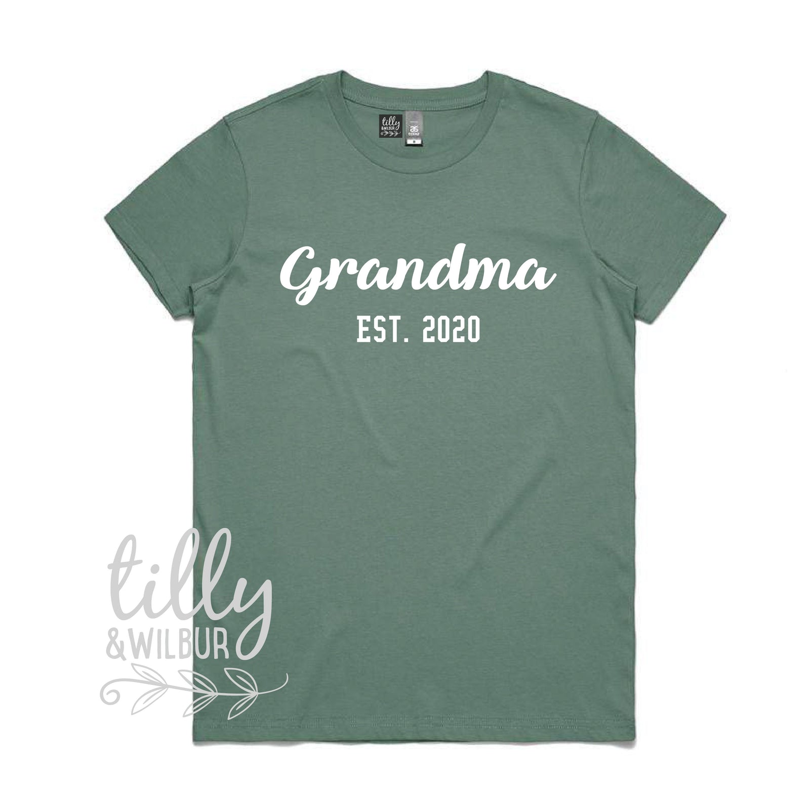 Personalised Grandma T-Shirt with Established Year